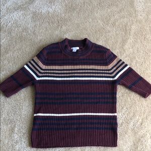 BP stretchy knit striped top